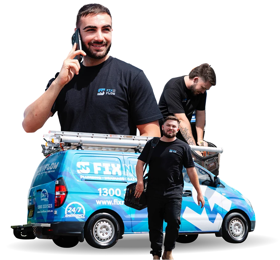The Fix N Flow team and van